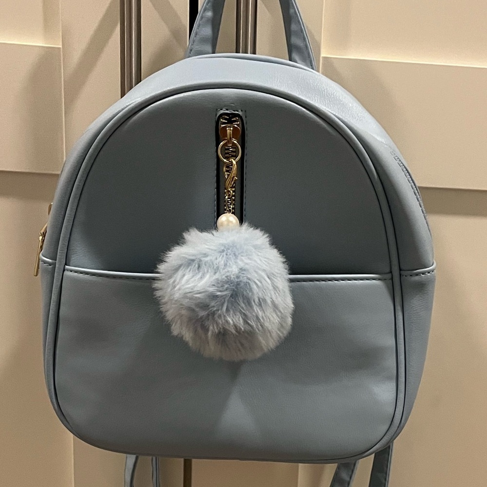 Mini blue backpack - Picture 4 of 16
